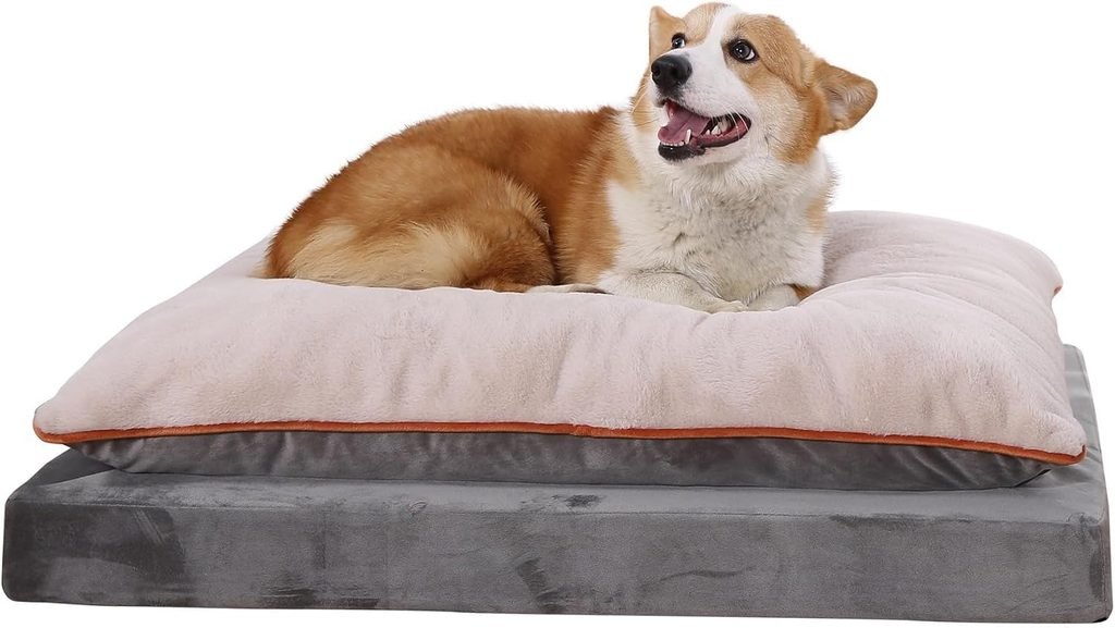 Amazon Basics Cooling Gel Memory Foam Sofa for small breeds