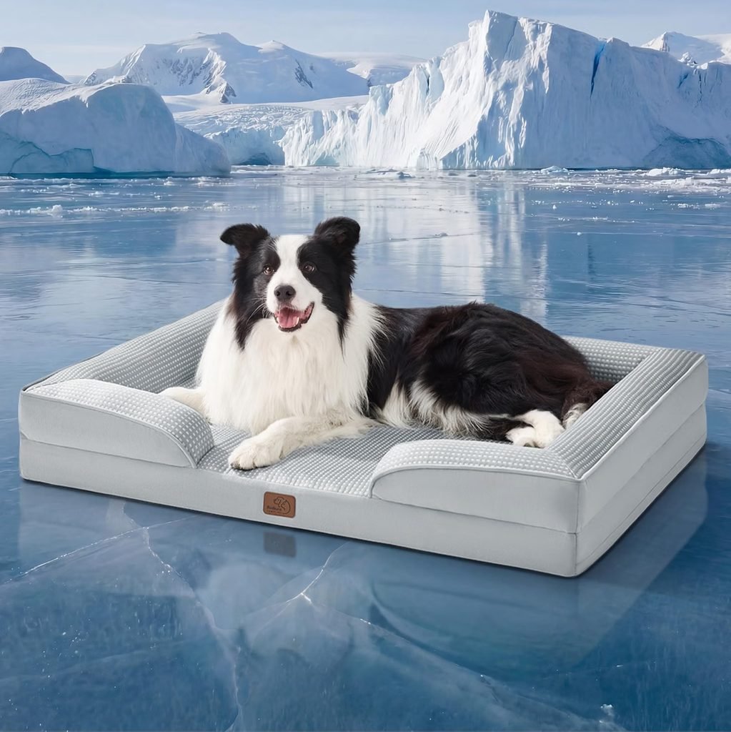 Bedsure Orthopedic Cooling Dog Bed for Hot Climates