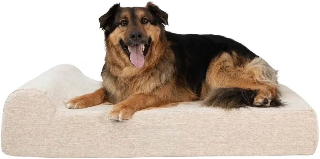 Big Barker 7 Headrest Orthopedic Bed  for Dogs Recovering from Surgery