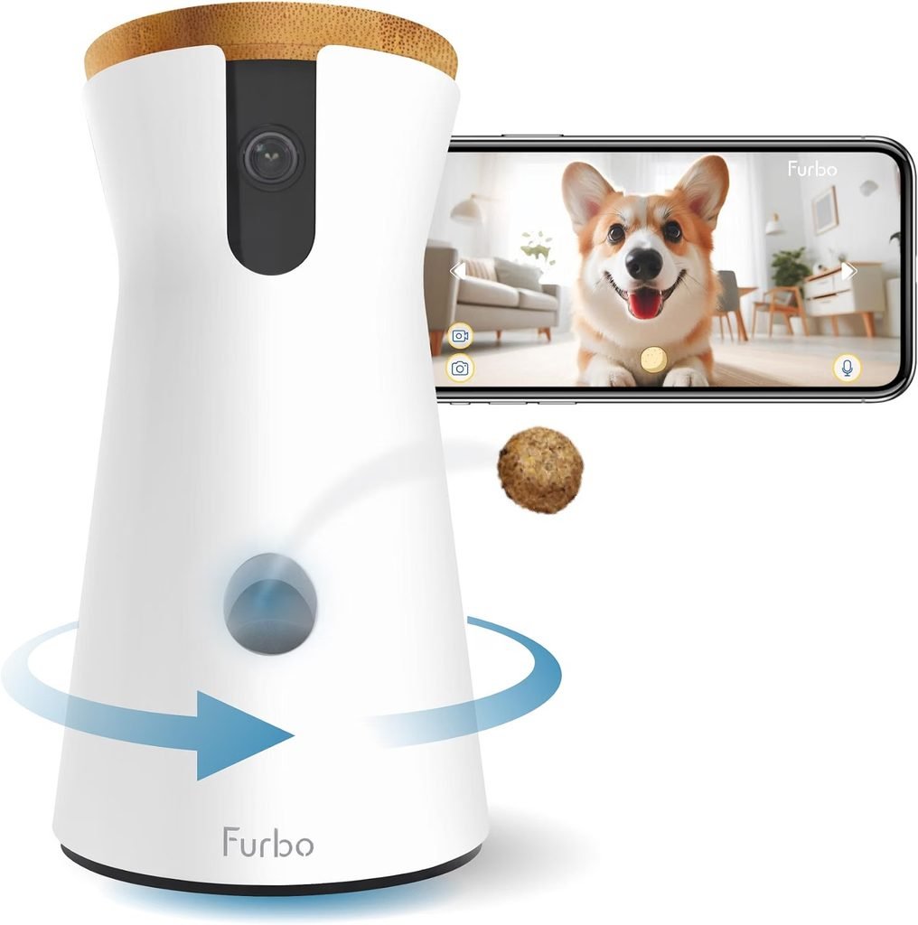 Furbo Treat-Tossing Dog Camera for Dogs with Separation Anxiety