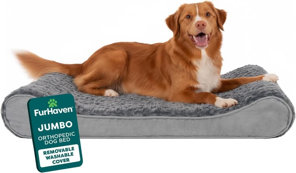 Furhaven Ultra Plush Luxe Lounger Dog Bed Best Budget Orthopedic Dog Beds