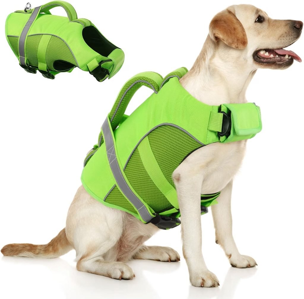GILI Ripstop Dog Life Jacket for Large Dogs