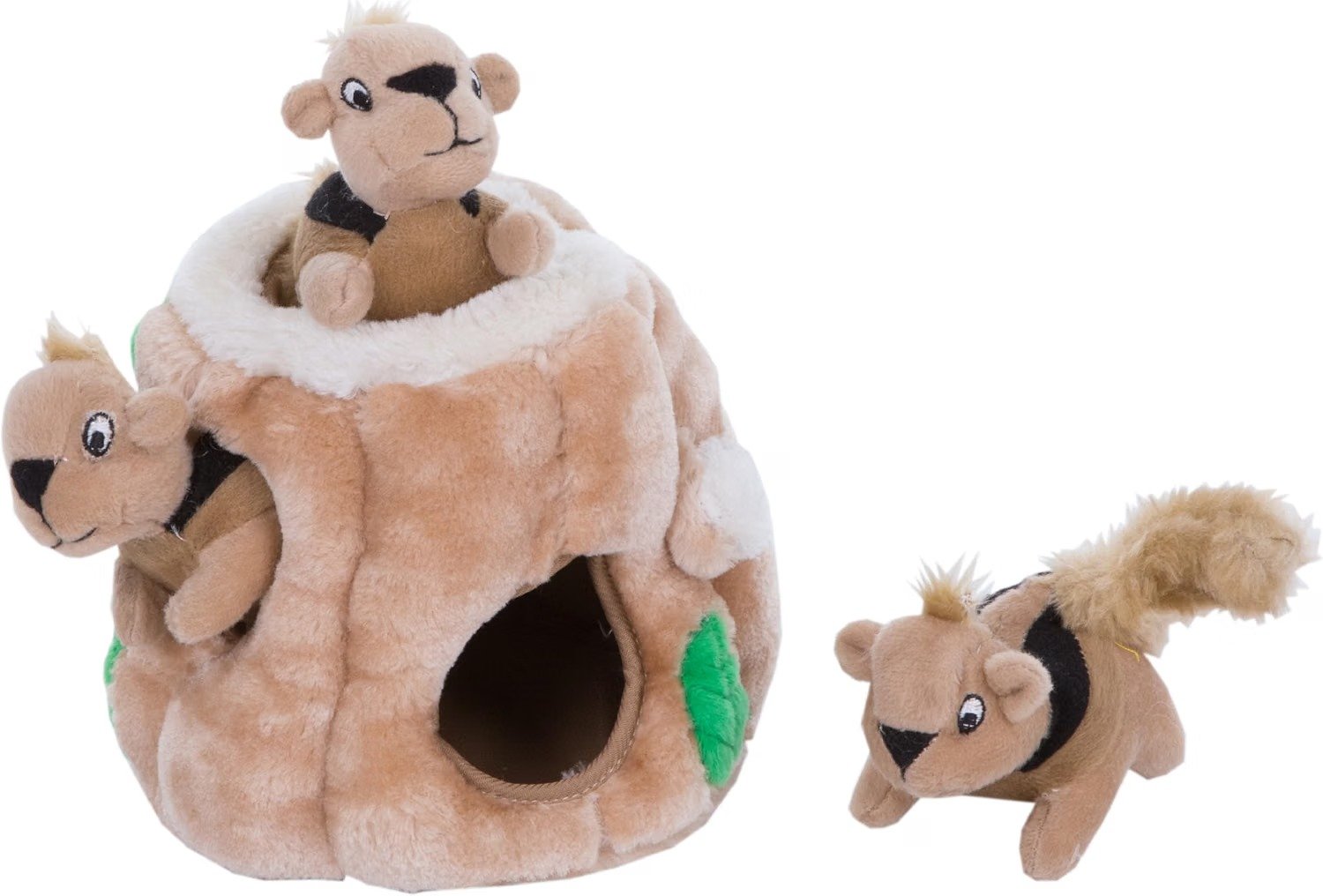 Outward Hound Hide-A-Squirrel Dog Toy for small dogs