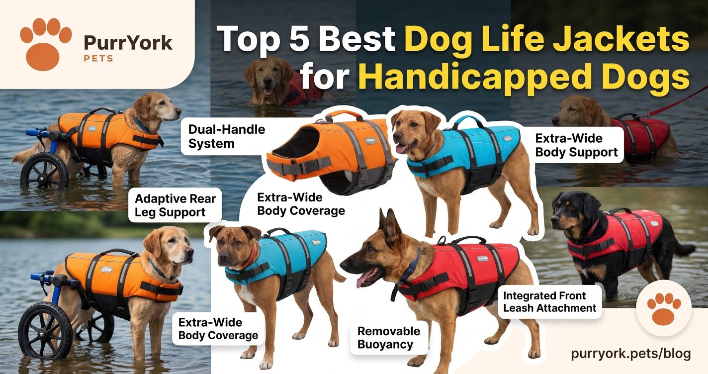 Top 5 Best Dog Life Jackets for Handicapped Dogs