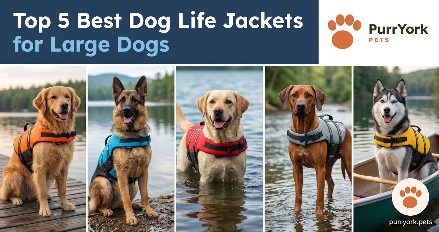 Top 5 Best Dog Life Jackets for Large Dogs