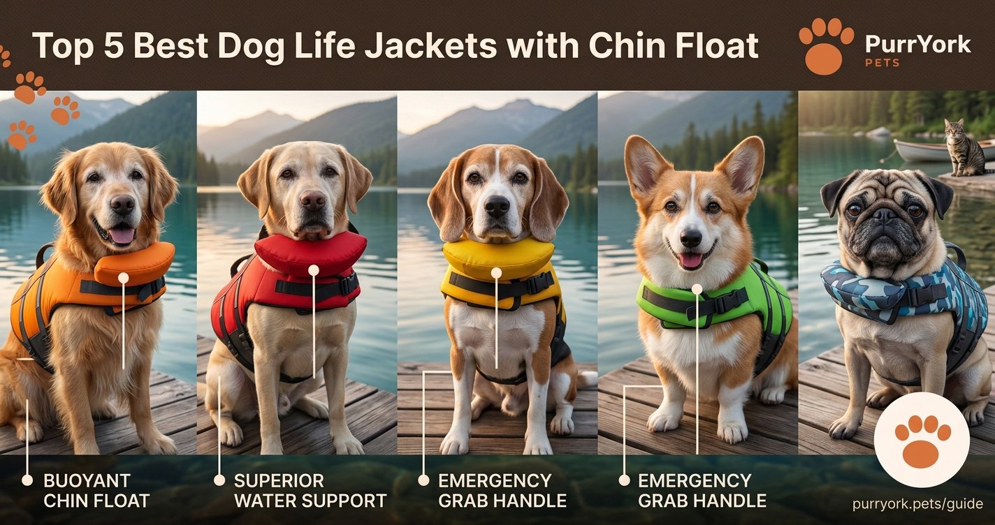 Top 5 Best Dog Life Jackets with Chin Float