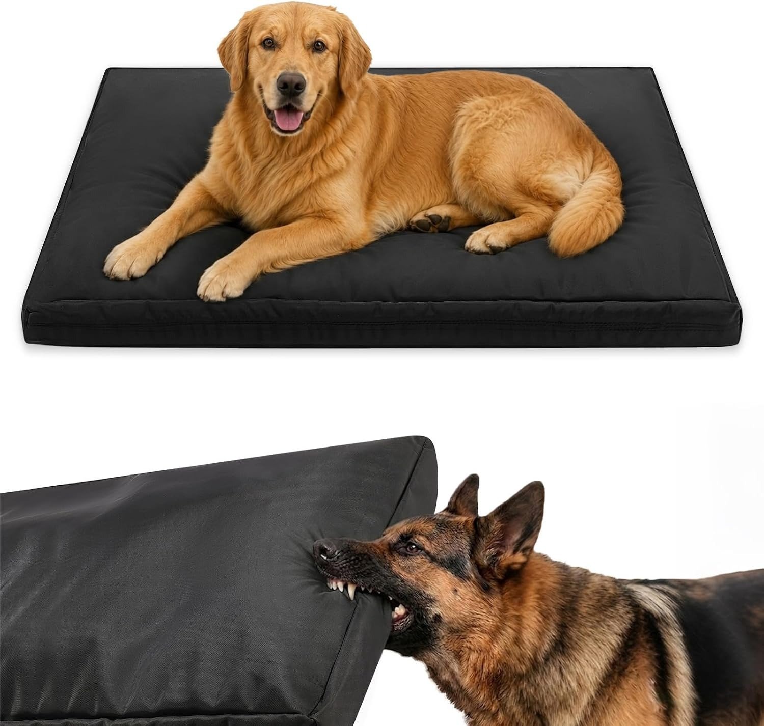 WooPetty Chew-Resistant Dog Bed for Dogs That Destroy Everything