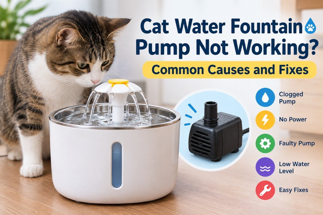 Cat Fountain Pump Troubleshooting Guide