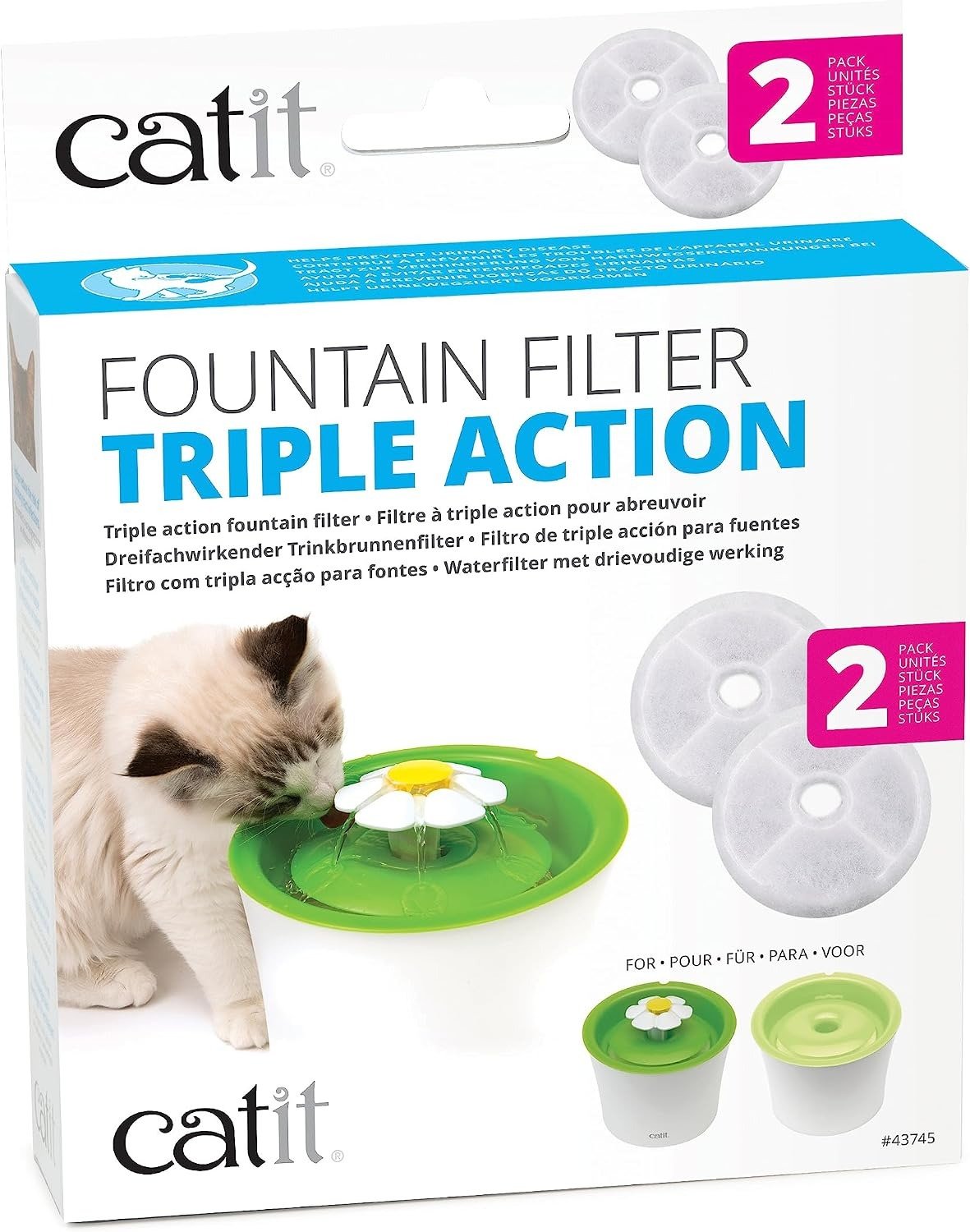 Featured Image for Catit Flower Fountain Triple Action filters