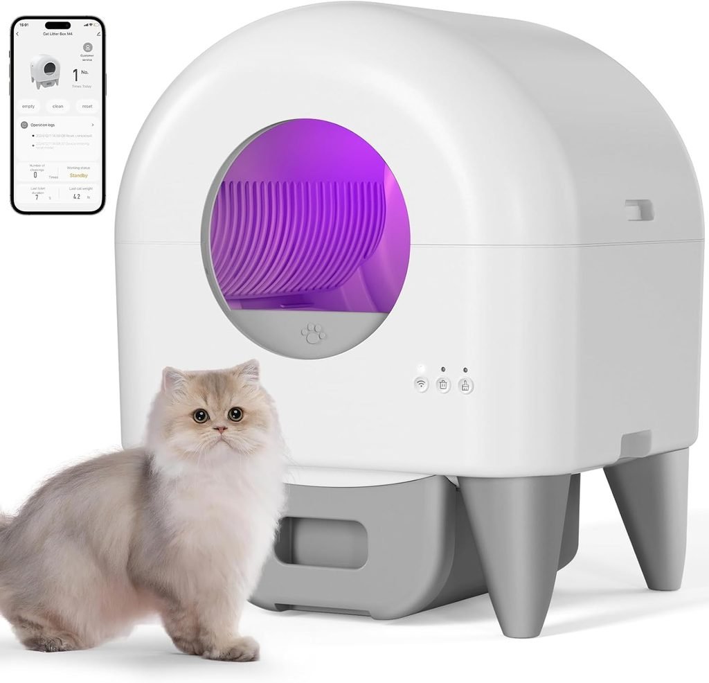 Budget friendly Fumoi Automatic Litter Box for cats