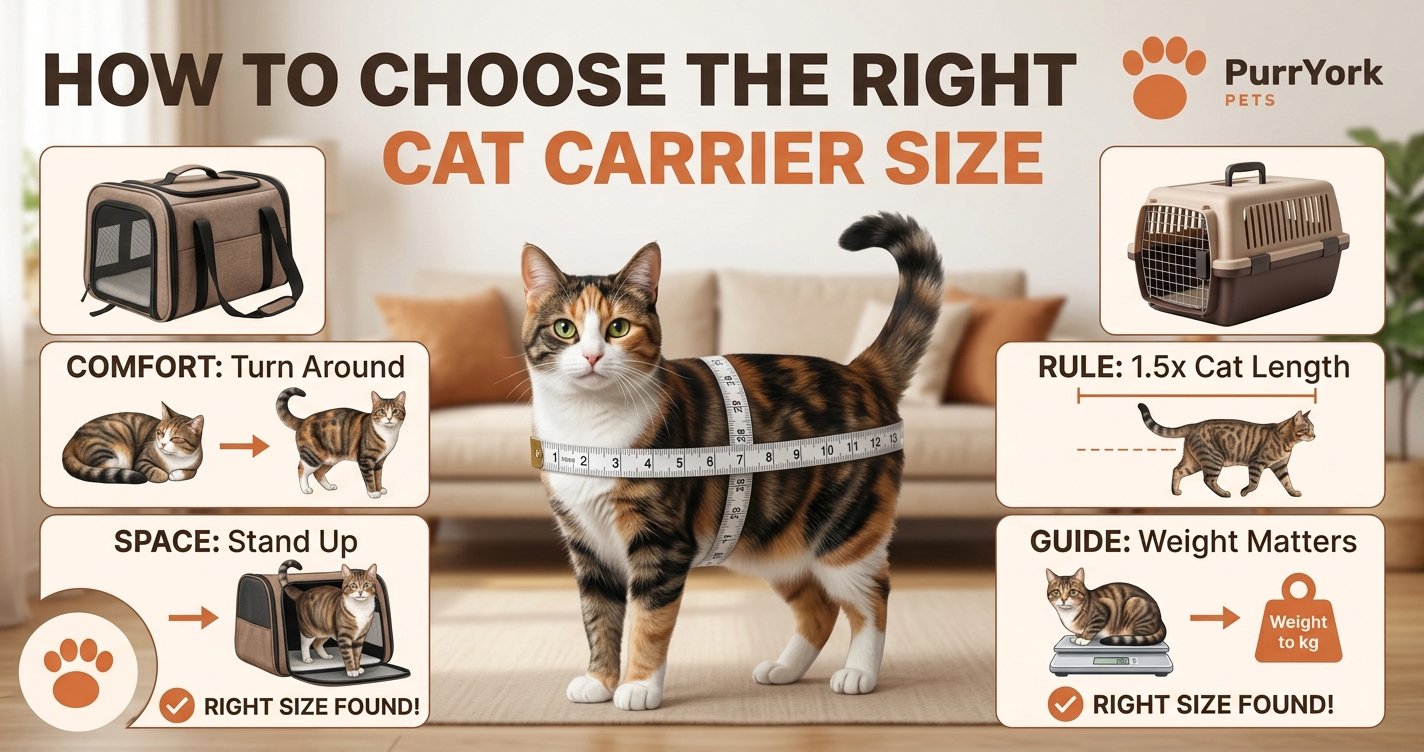 How to Choose the Right Cat Carrier Size