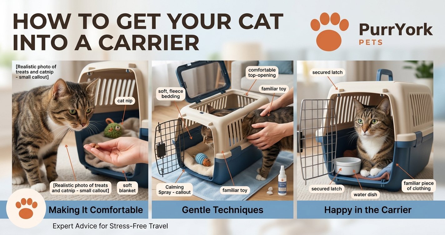 How to Get Your Cat Into a Carrier