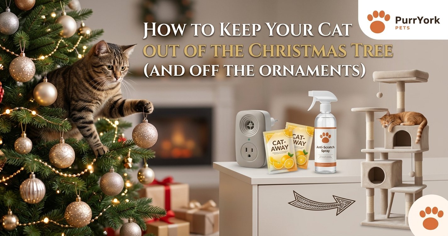 How to Keep Your Cat Out of the Christmas Tree (and Off the Ornaments)