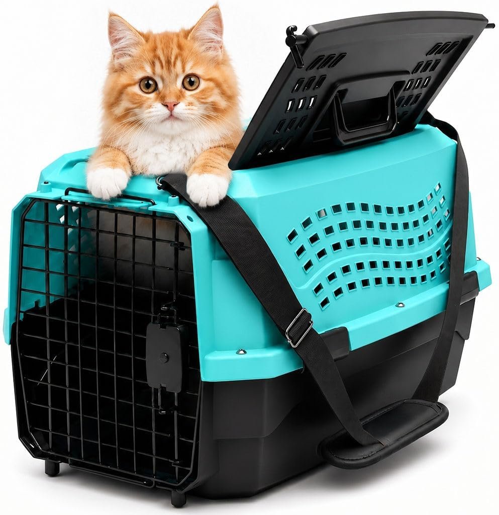 Medical King 2-Door Top-Load Hard Shell Cat Carrier