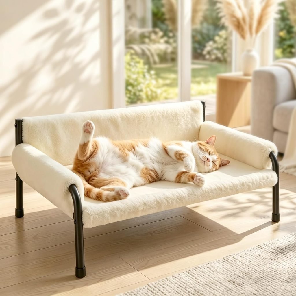 Pawaboo Elevated Cat Couch Bed