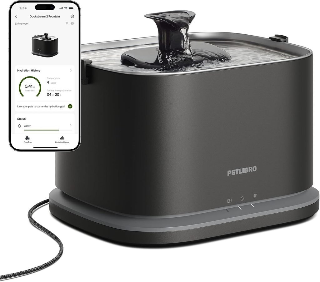 PETLIBRO Dockstream 2 Smart Quiet Fountain for multiple cats