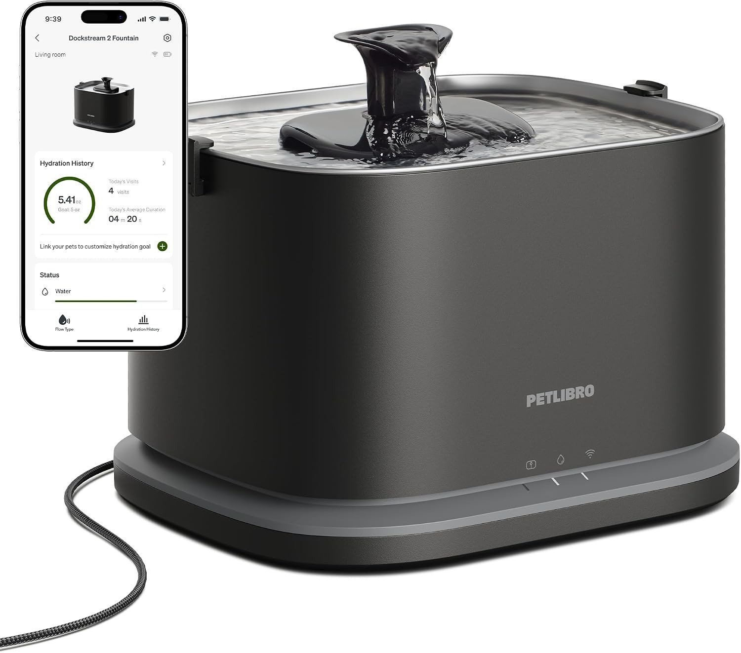 PETLIBRO Dockstream 2 Smart Quiet Fountain