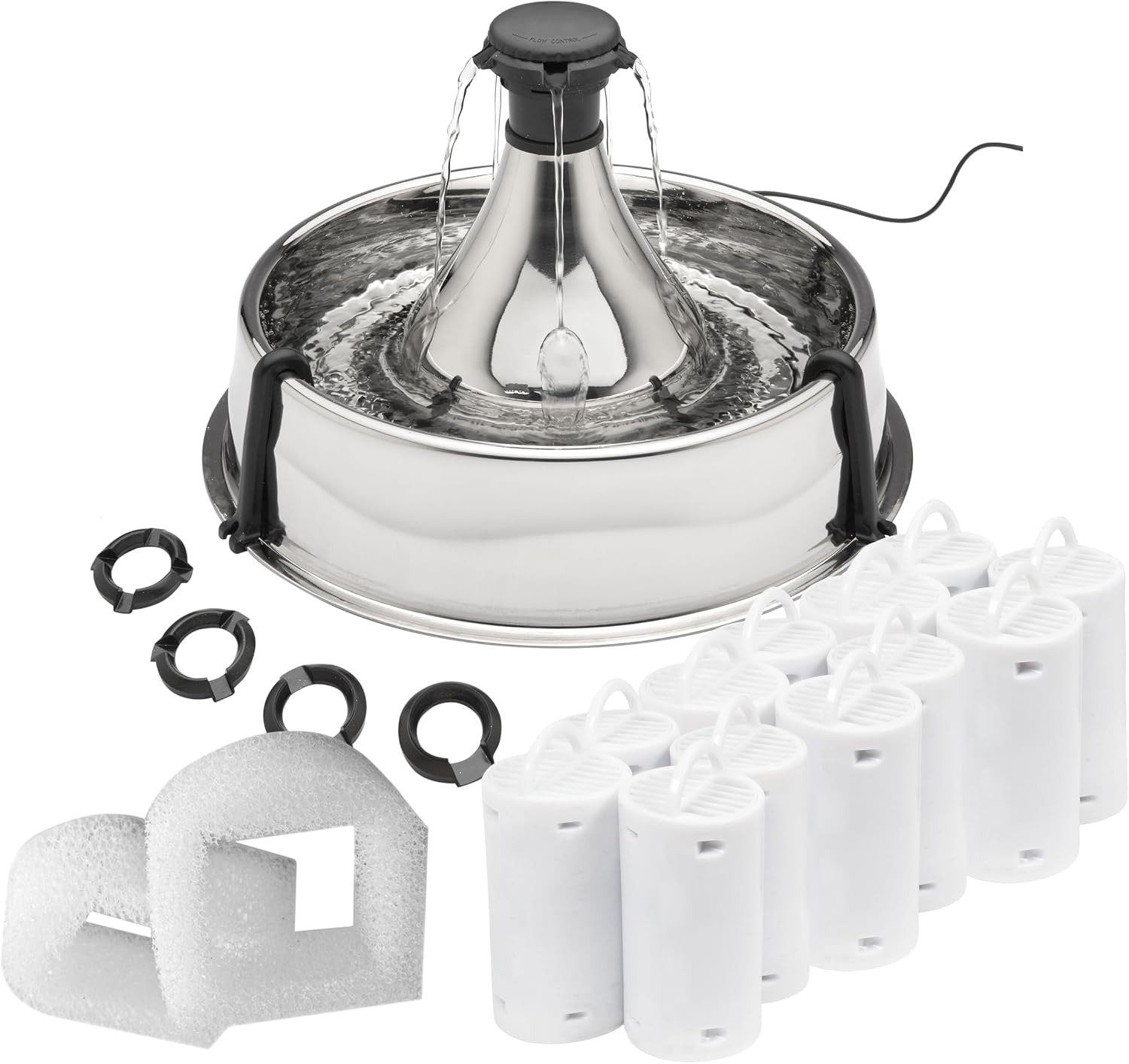 PetSafe Drinkwell 360 Stainless Steel water fountain for picky cats
