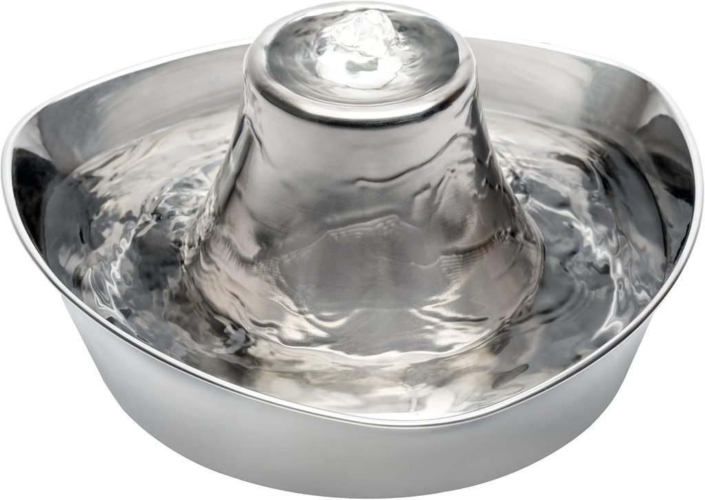 PetSafe Seaside Stainless Pet Fountain for cats
