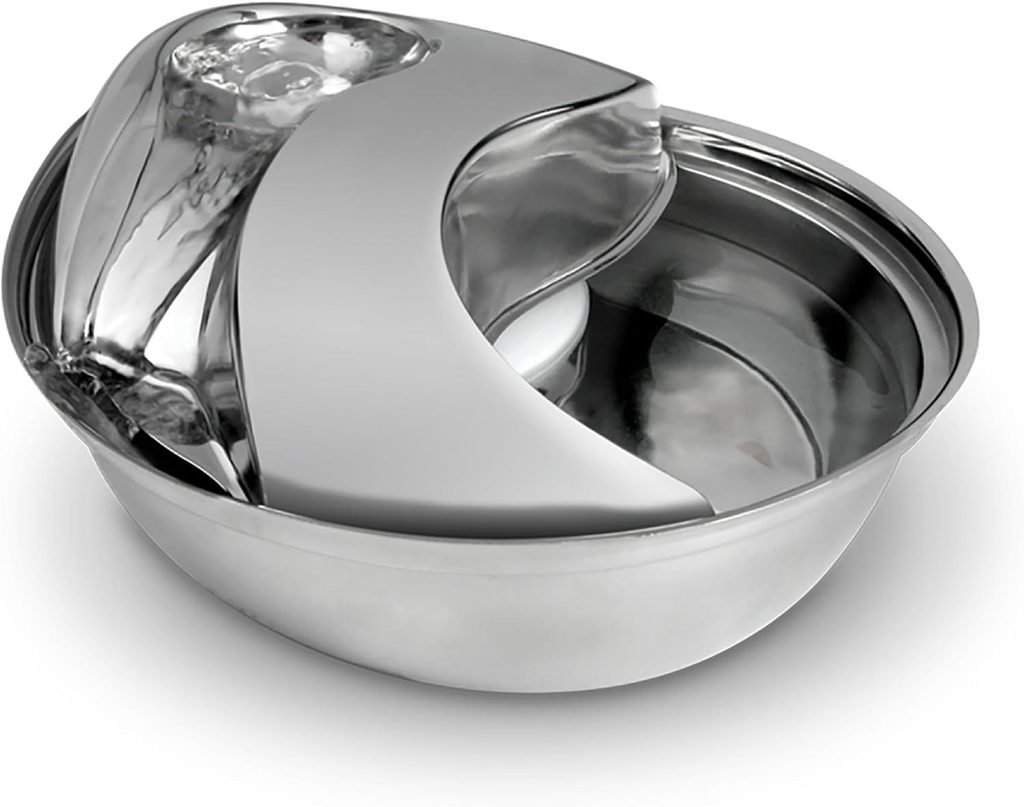 Pioneer Pet Raindrop Stainless Steel Fountain for picky cats