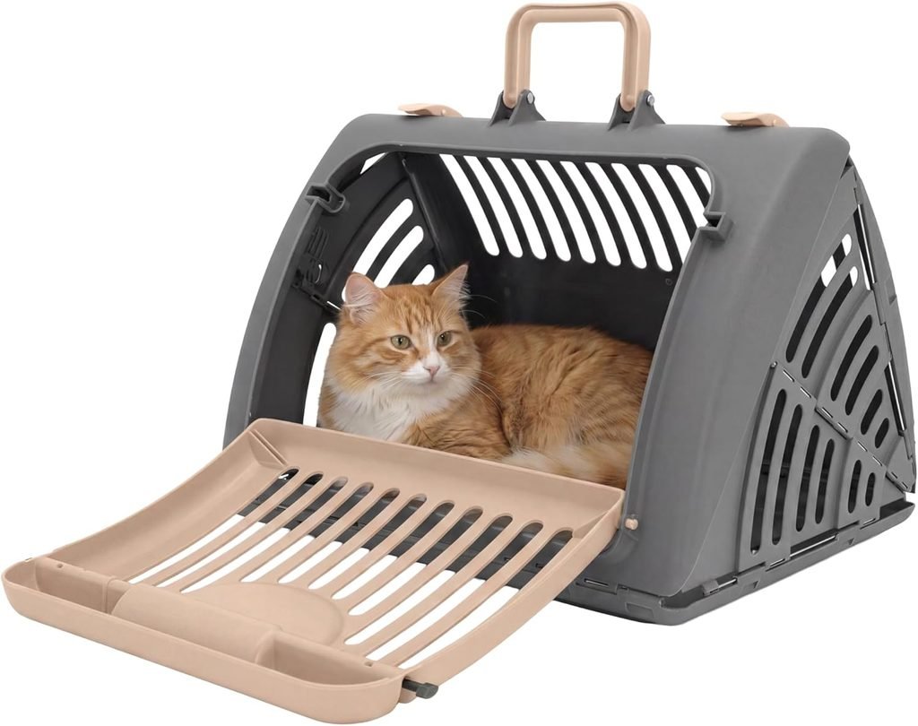 SportPet Designs Foldable Travel Hard-sided Cat Carrier