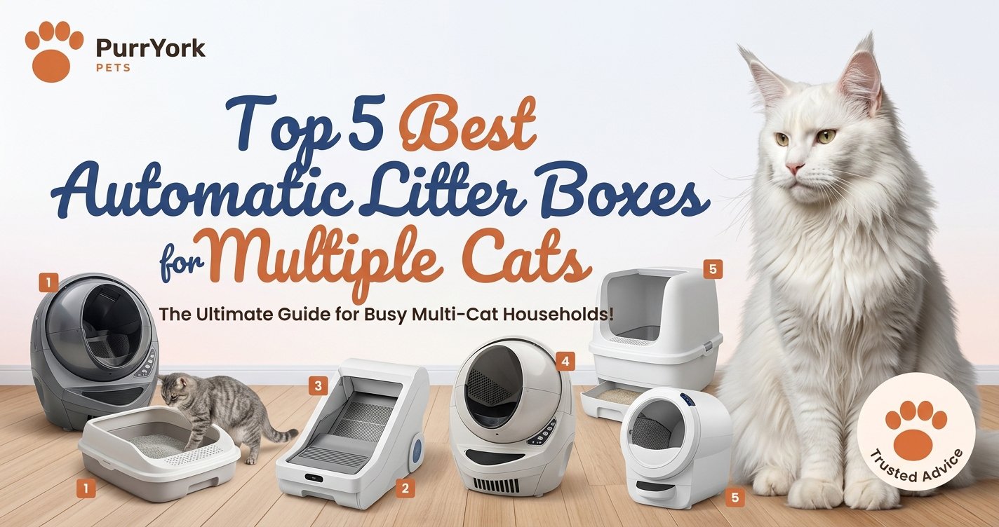 Top 5 Best Automatic Litter Boxes for Multiple Cats