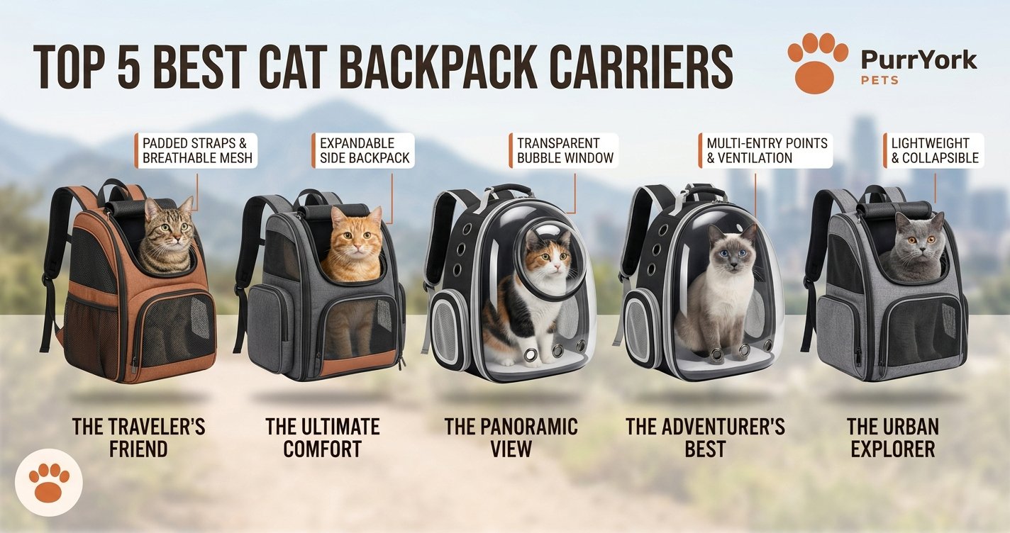 Top 5 Best Cat Backpack Carriers