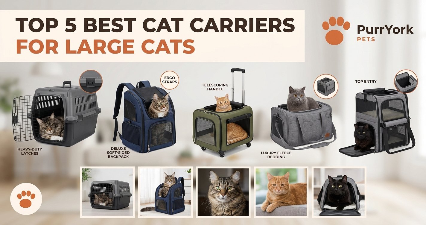 Top 5 Best Cat Carriers for Large Cats