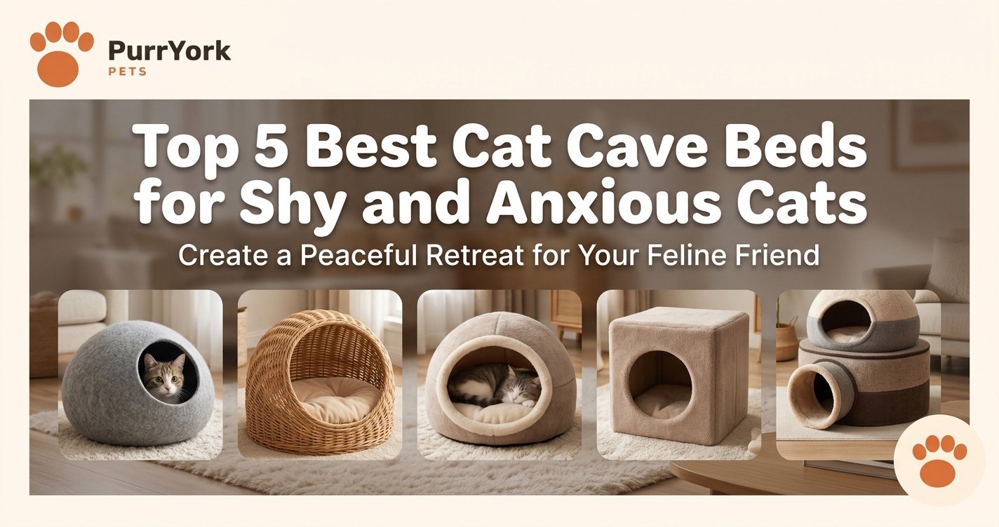 Top 5 Best Cat Cave Beds for Shy and Anxious Cats