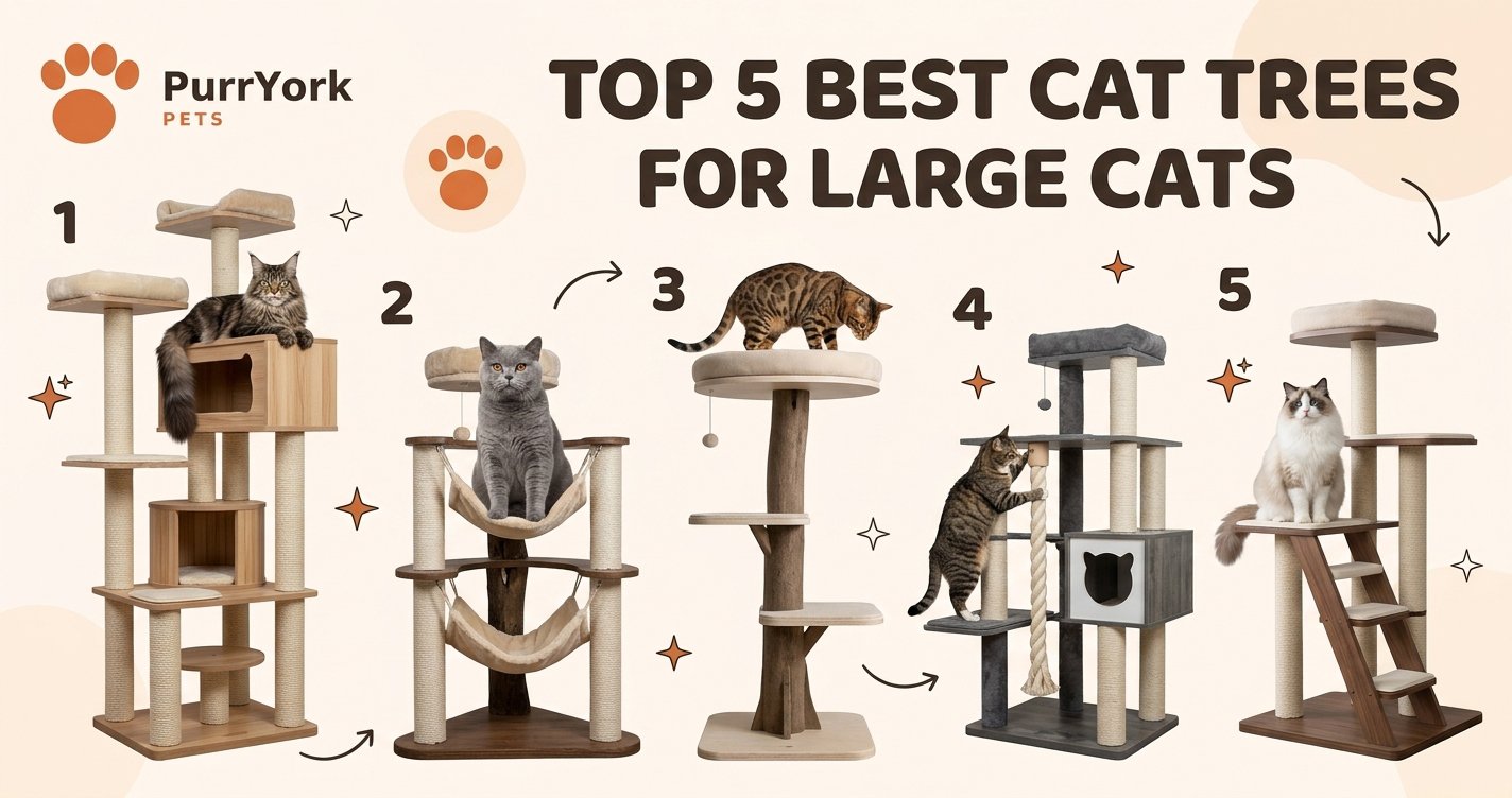 Top 5 Best Cat Trees for Large Cats