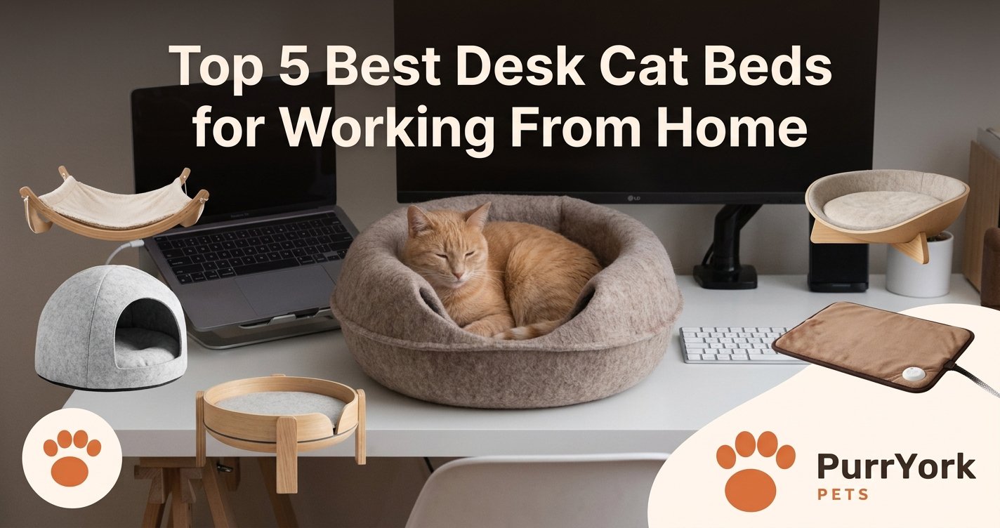 Top 5 Best Desk Cat Beds for Working From Home