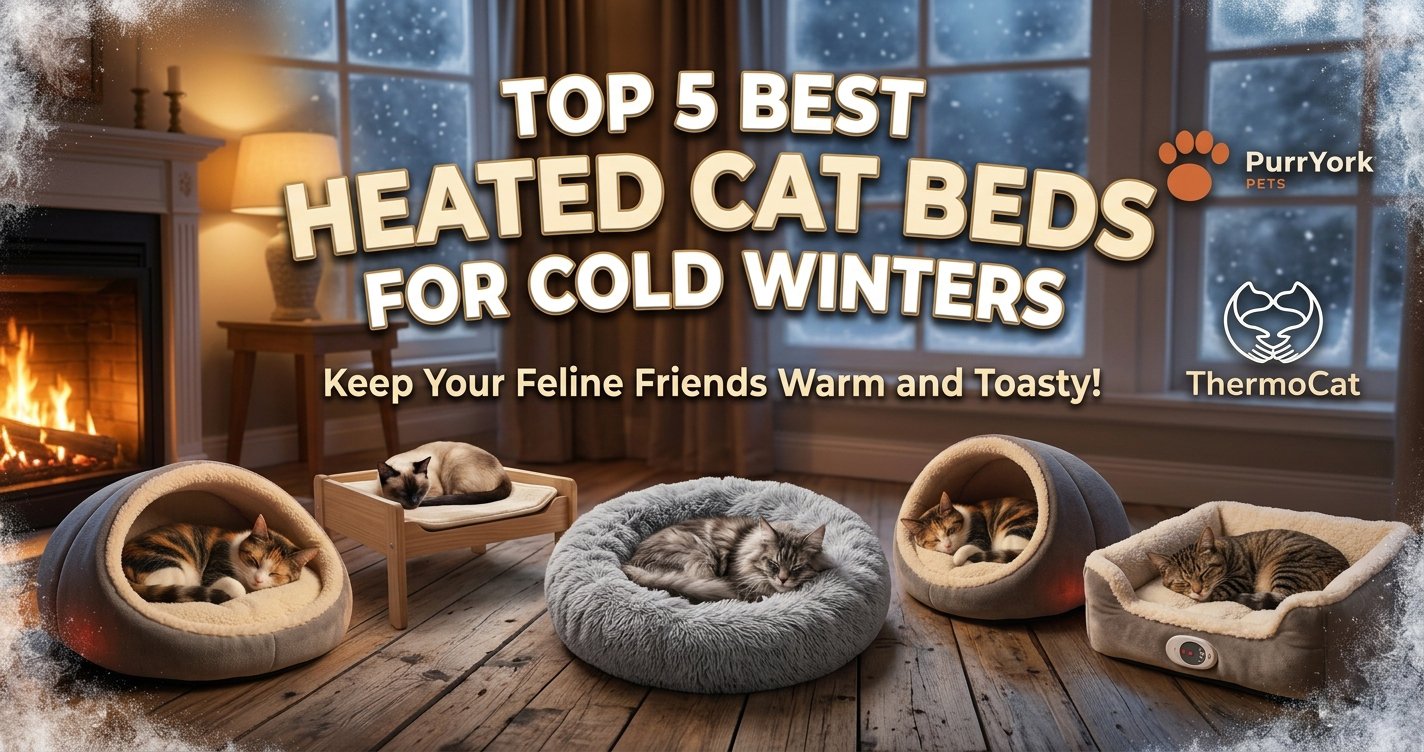 Featured Image for the Top 5 Best Heated Cat Beds for Cold Winters