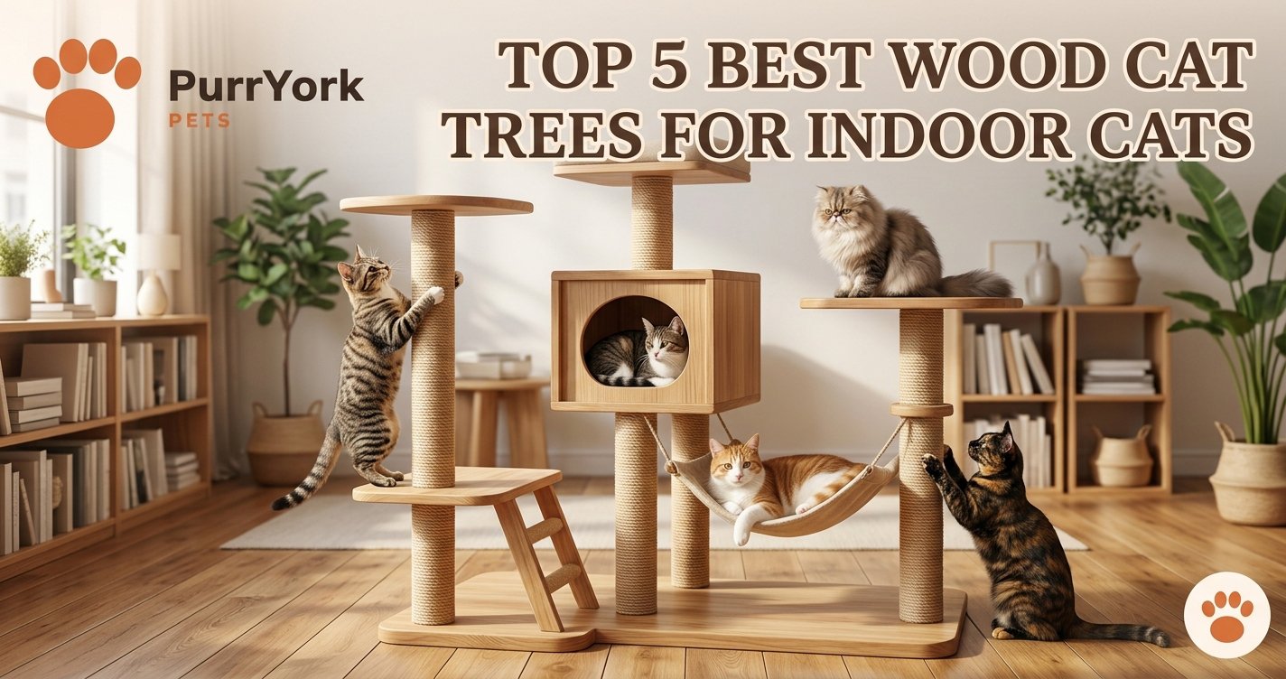 Top 5 Best Wood Cat Trees for Indoor Cats